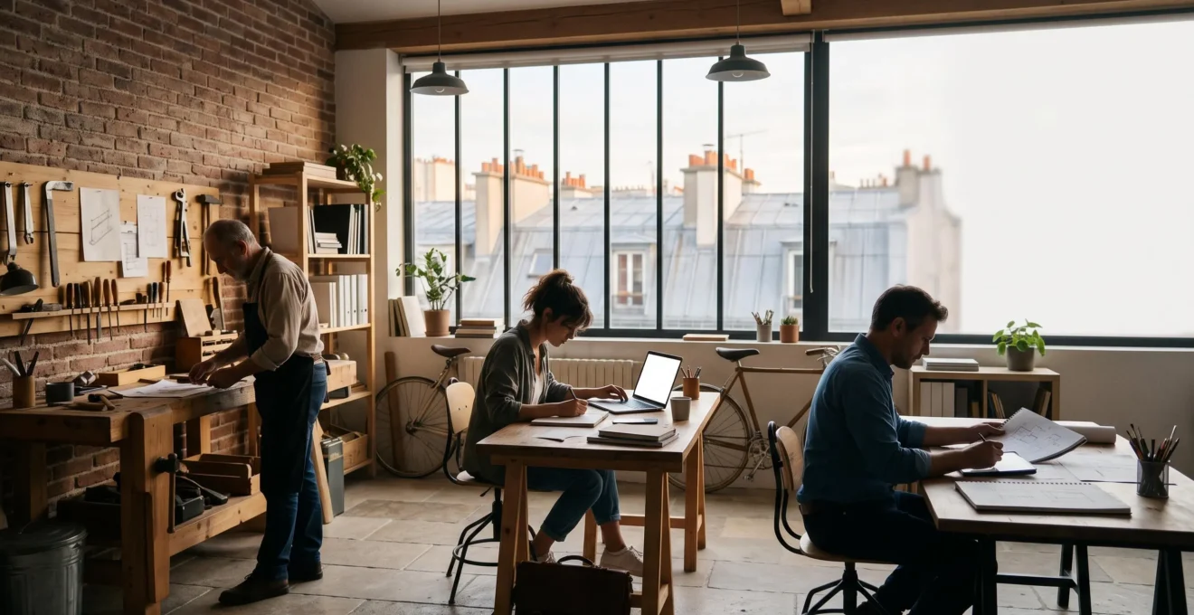 Groupe de personnes d'âges et d'origines différentes symbolisant la diversité des profils pouvant devenir micro-entrepreneur en France